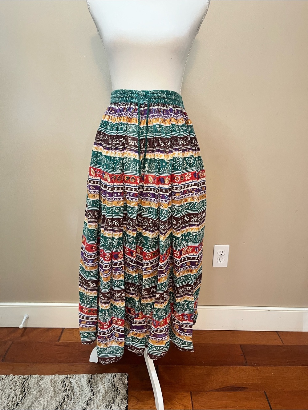 Huntington Ridge Vintage Boho Maxi Skirt Size Medium